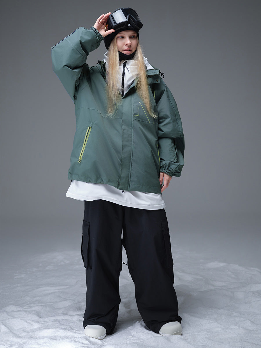 Women’s Pure Free Active Snow Jacket Green