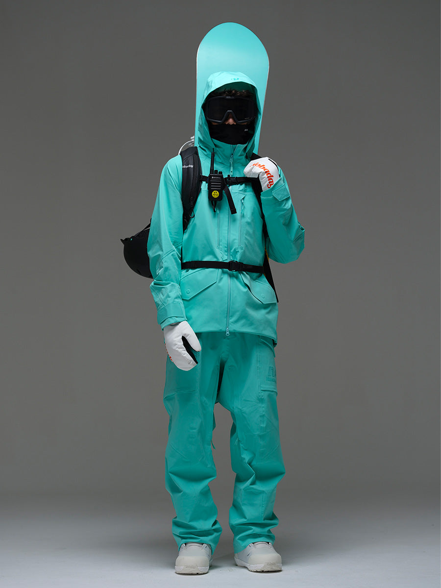 Men's ArcticStorm Freeride Zip-up 3L Snow Jacket