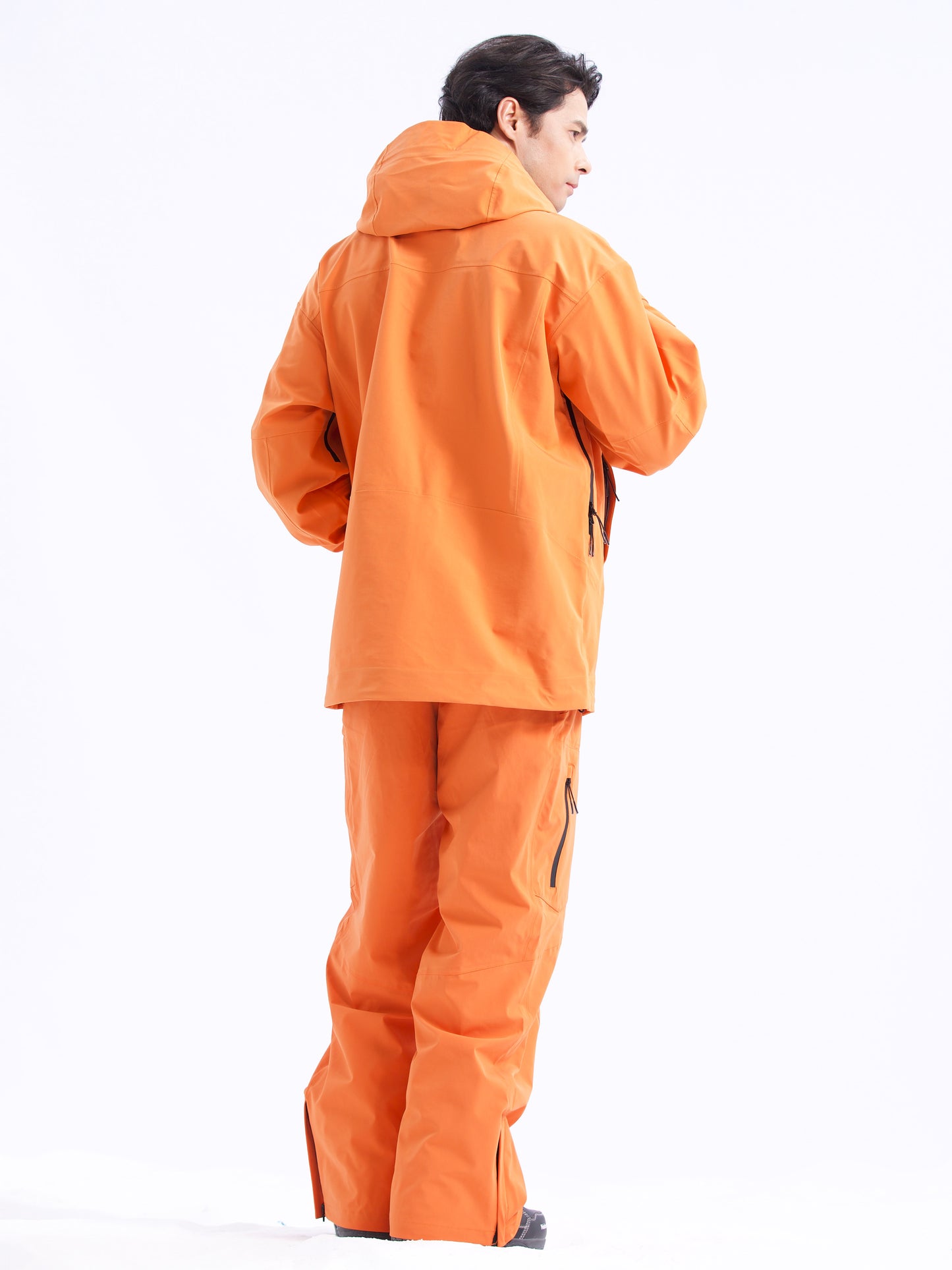 Men’s Pure Sky Wide Leg Snow Pants Orange