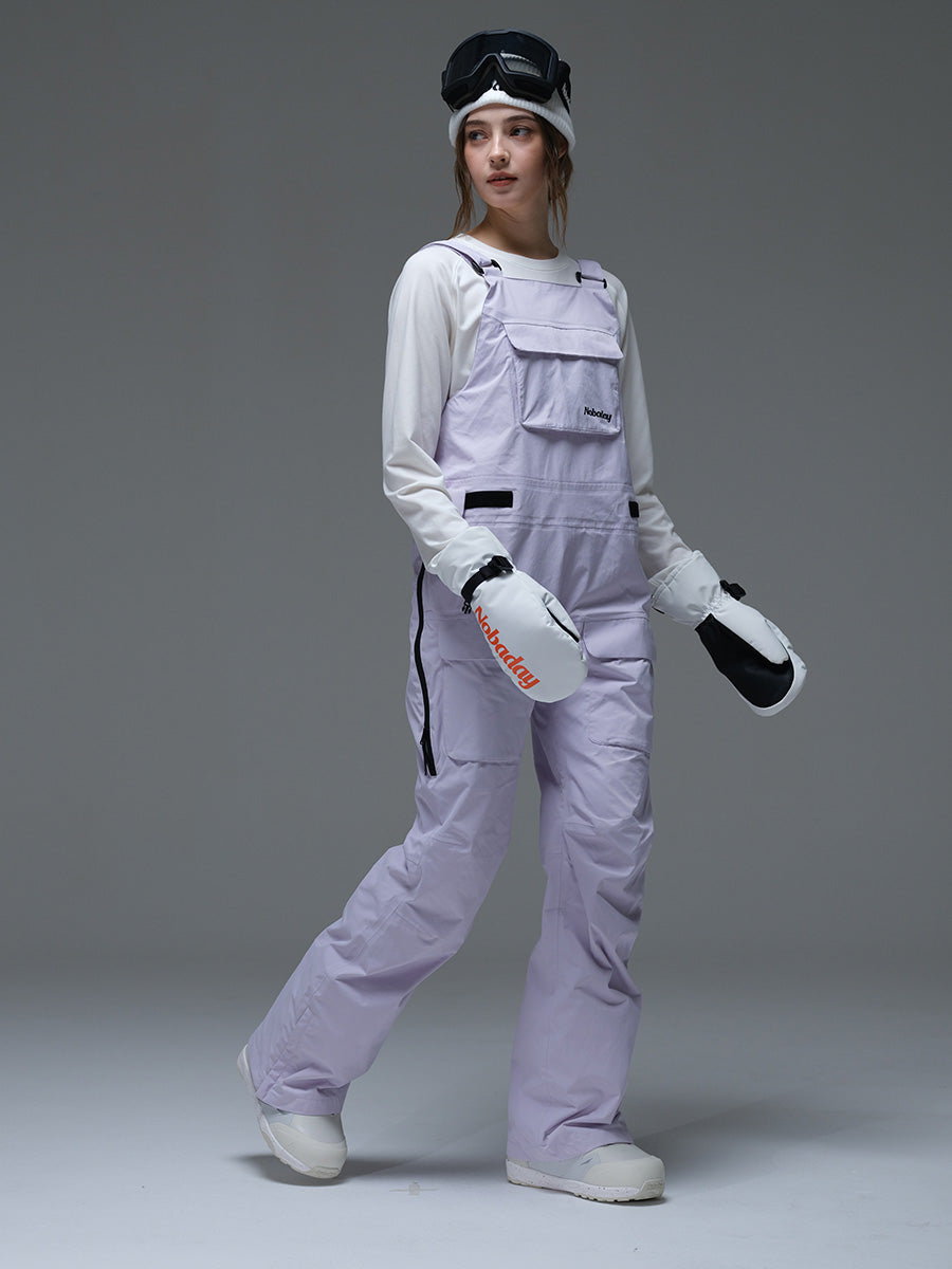 Women's Pure Free Snow Bib Pants Purple