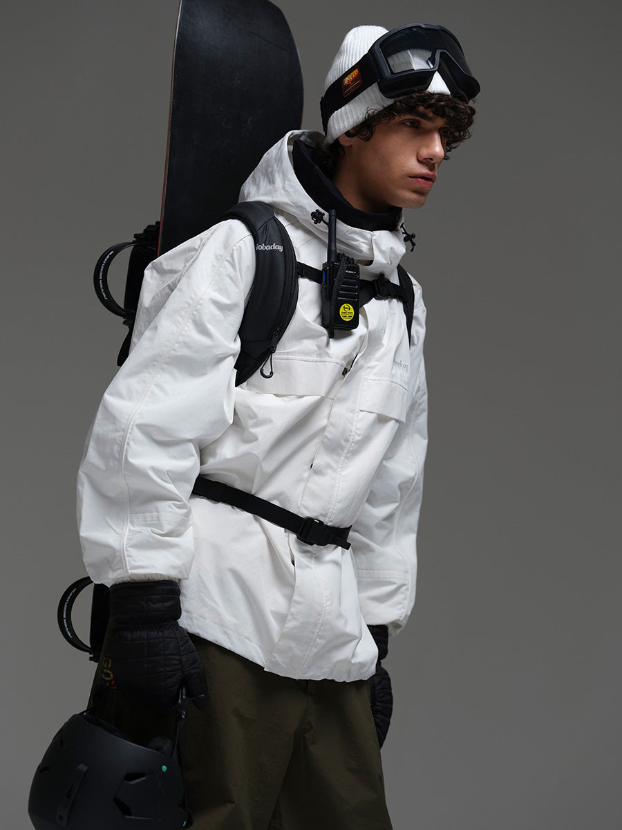 Men's Pure Free Dope Snow Jacket White