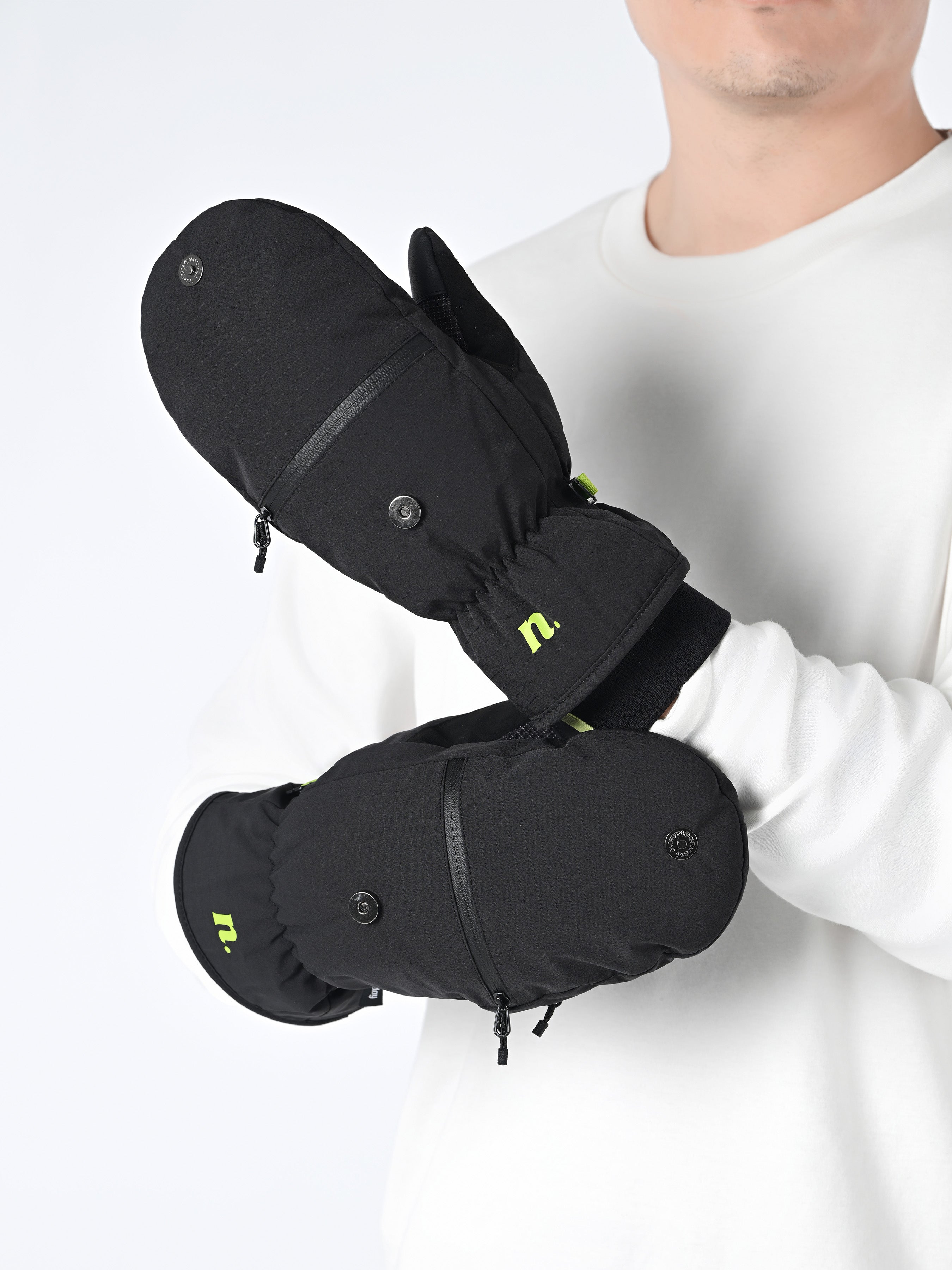 Men's High-Five Mittens Black