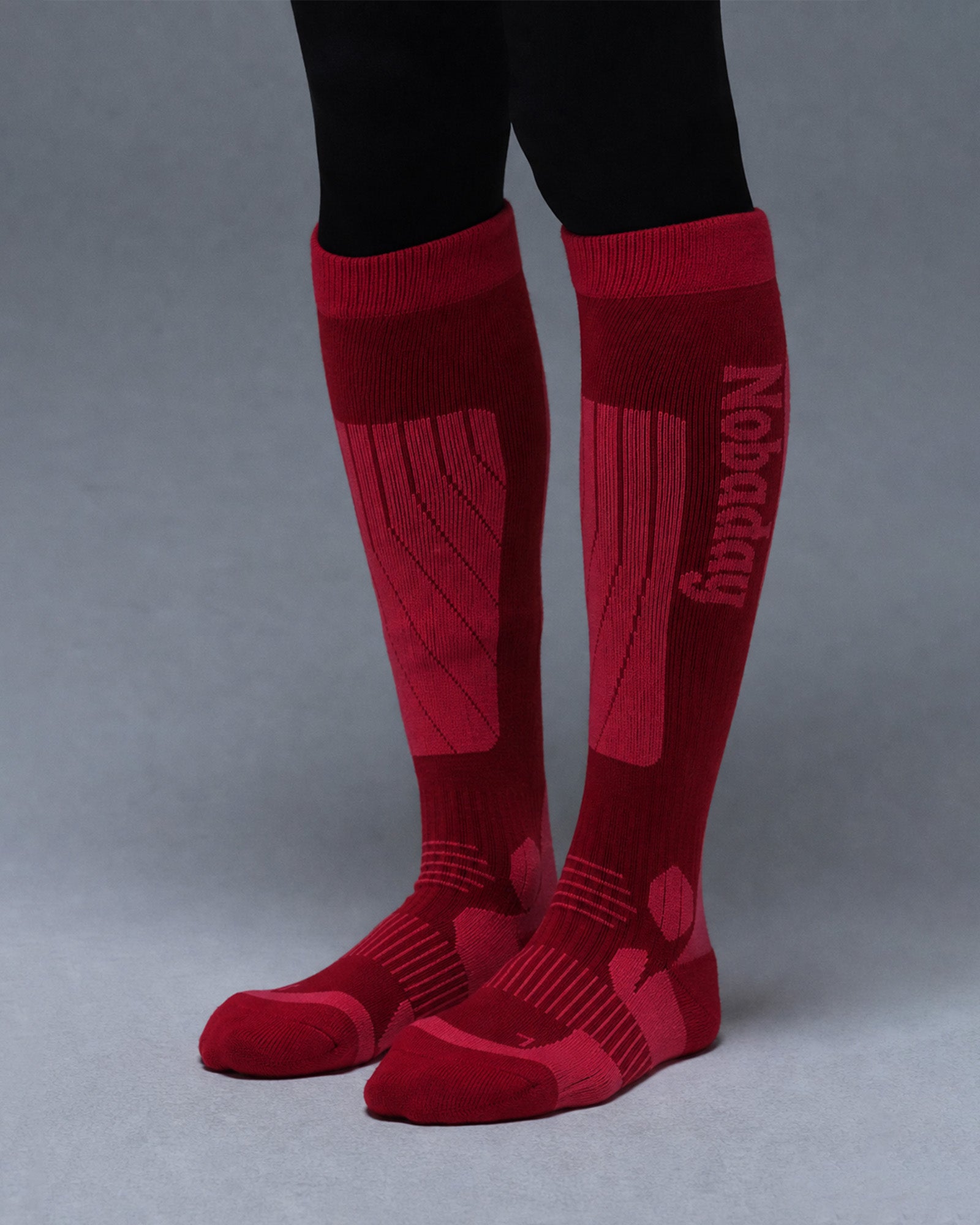 Nobaday Odor-Resistant Performance Ski Socks Pink