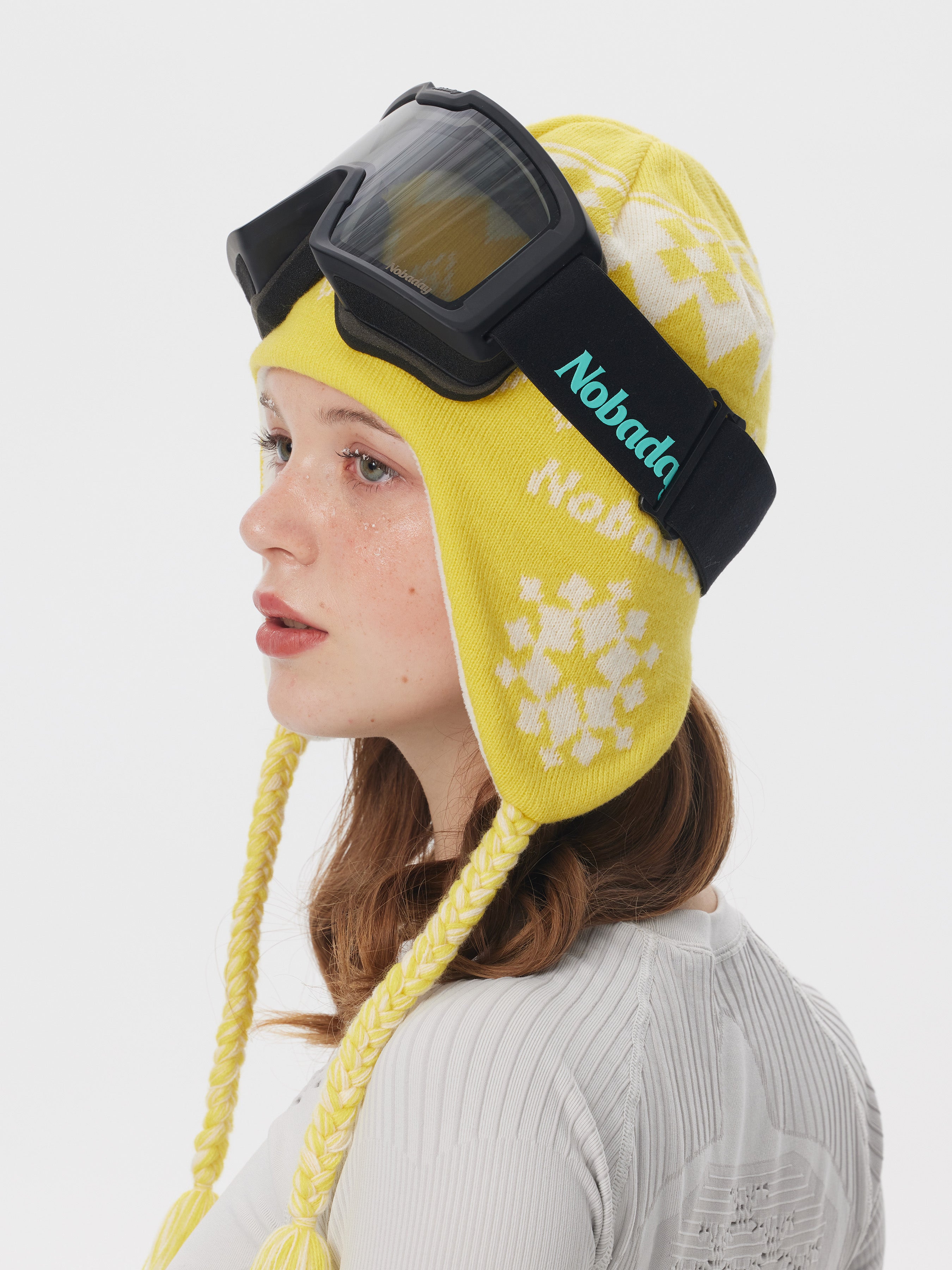 Nobaday Knitted Hat Beanie Yellow