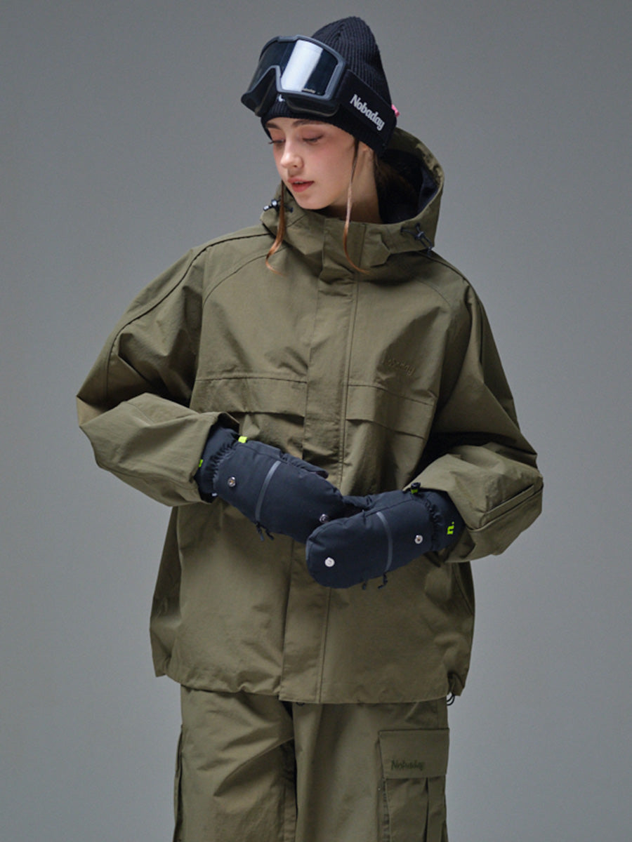 Women's Pure Free Cargo Snow Jacket Green