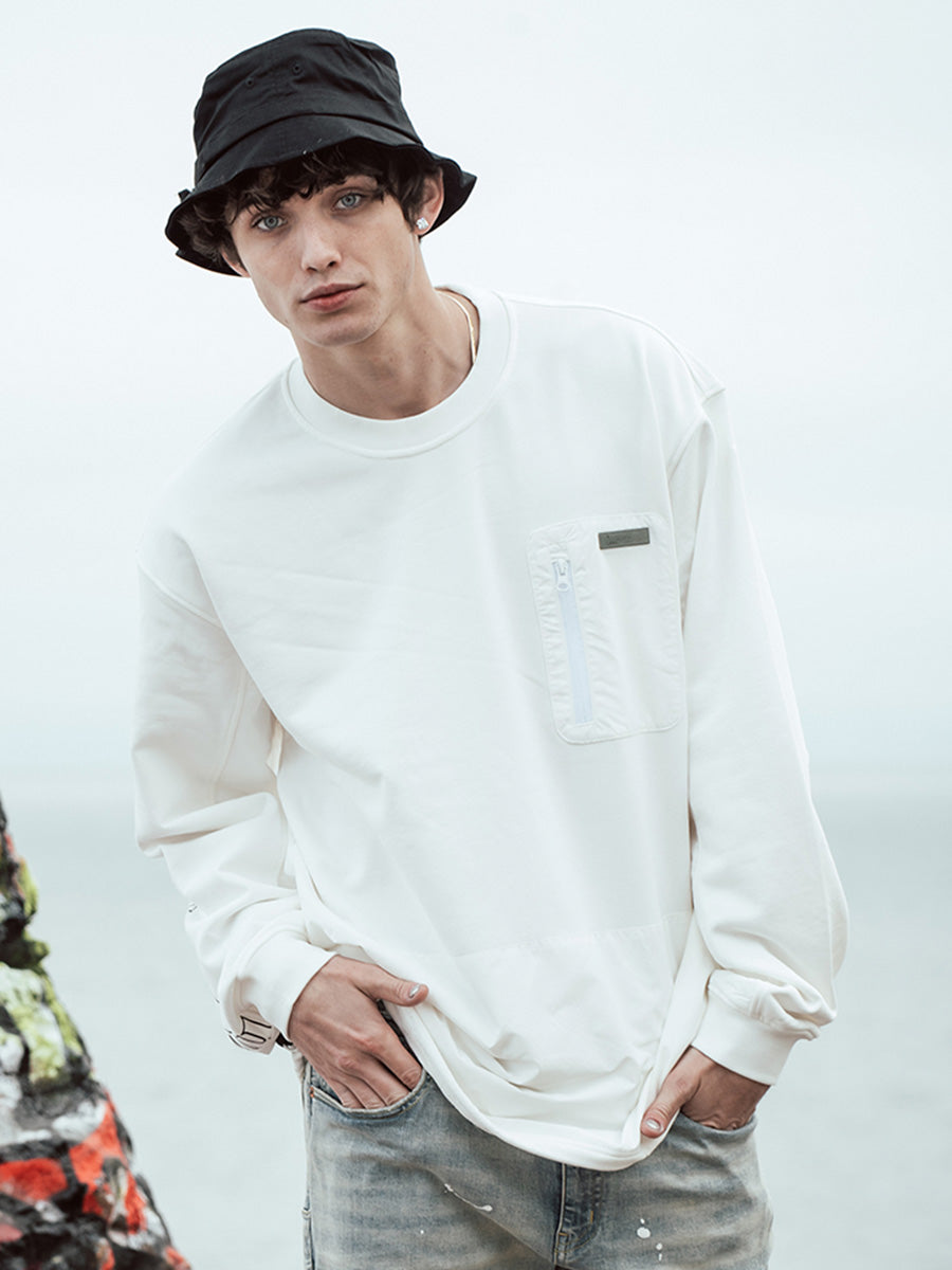 Never Been Down Patchwork Sweatshirt