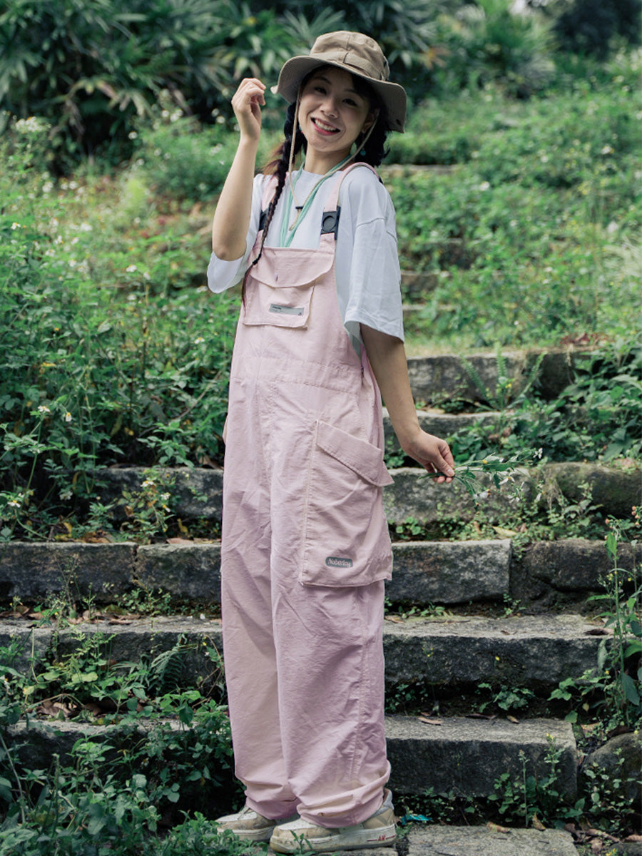 Unisex Cargo Bib Overall Pants