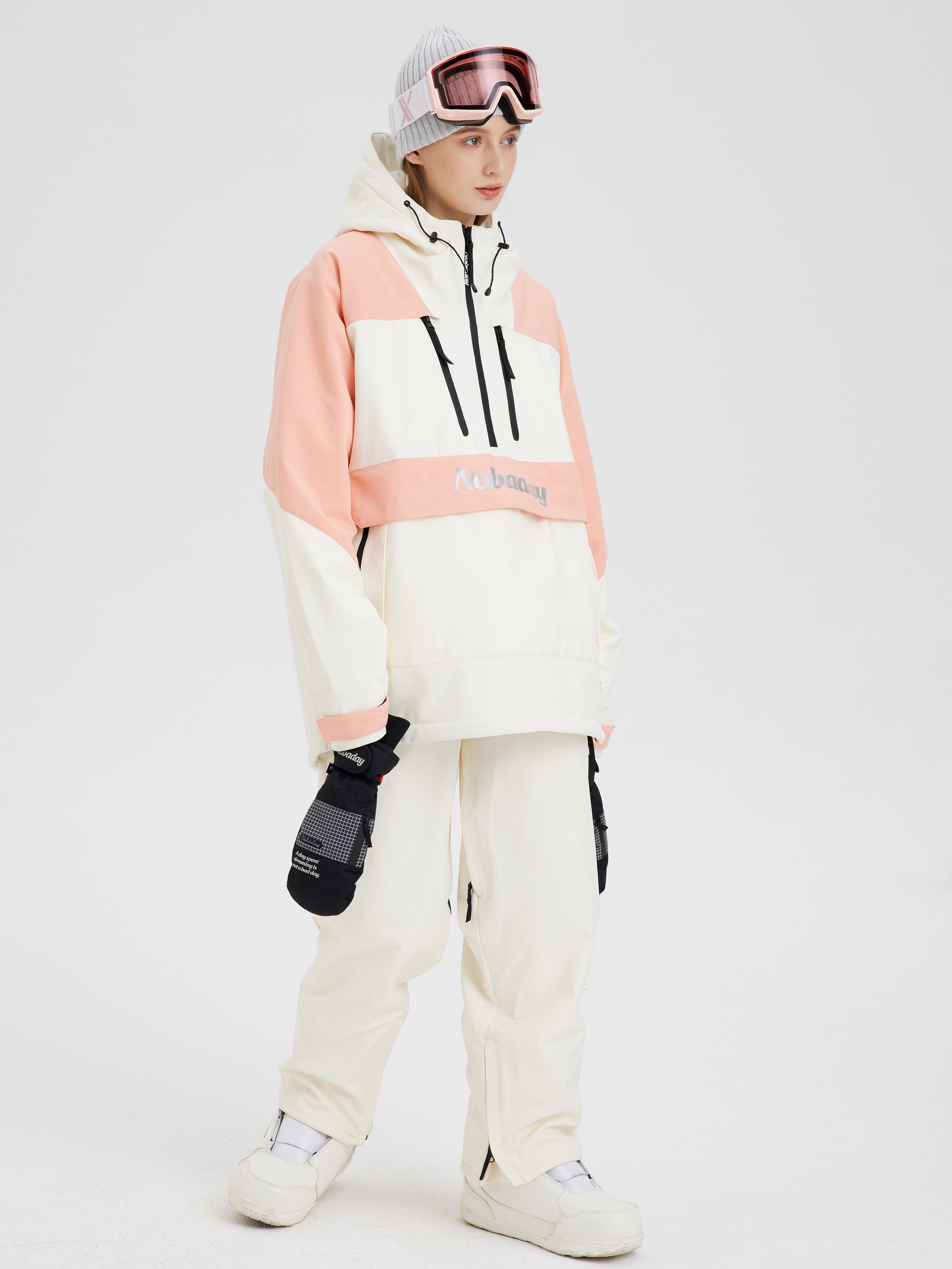 Women's Pink Insulated Snow Jacket