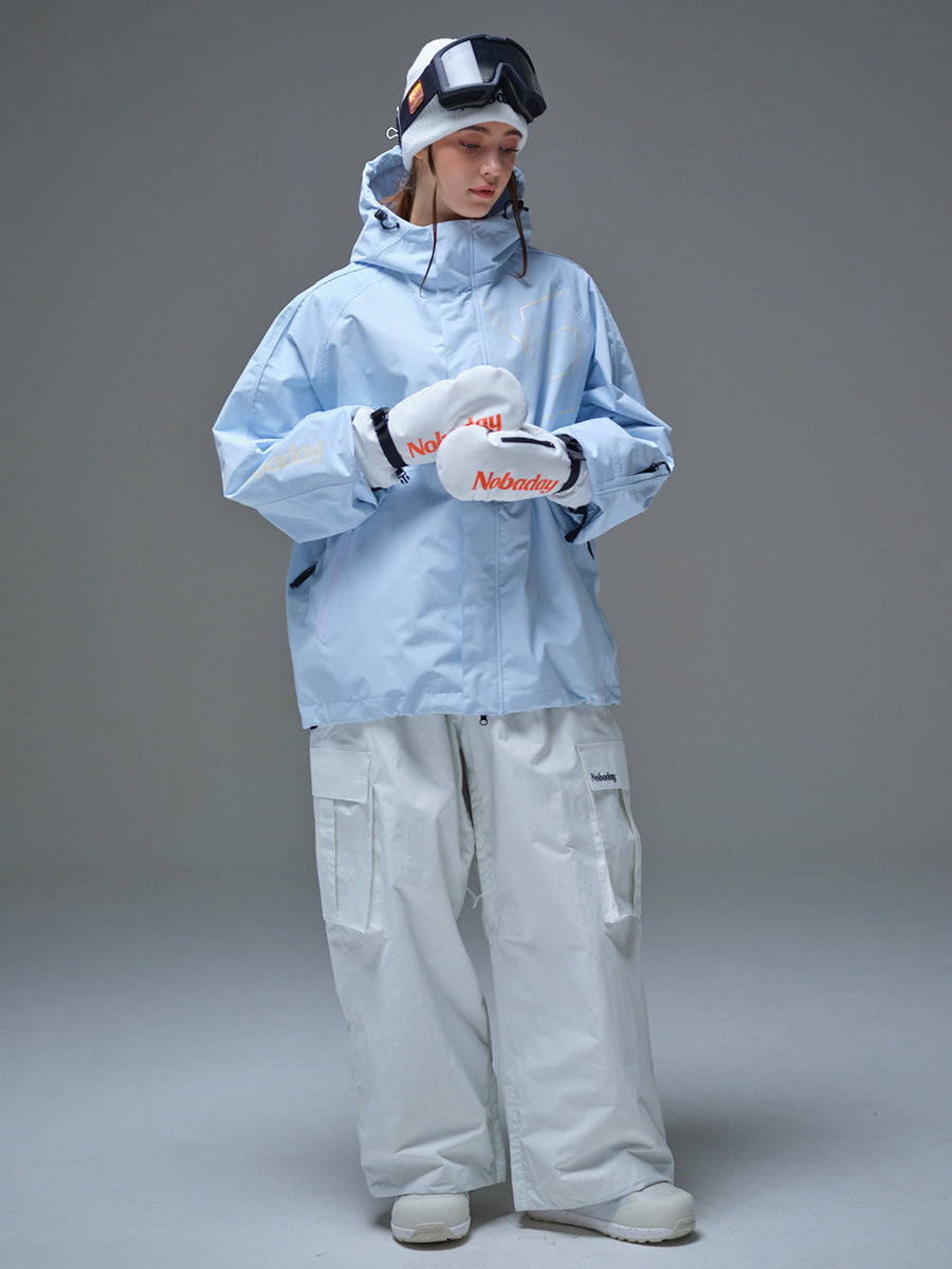 Women's Pure Free Active Snow Jacket Ice Blue