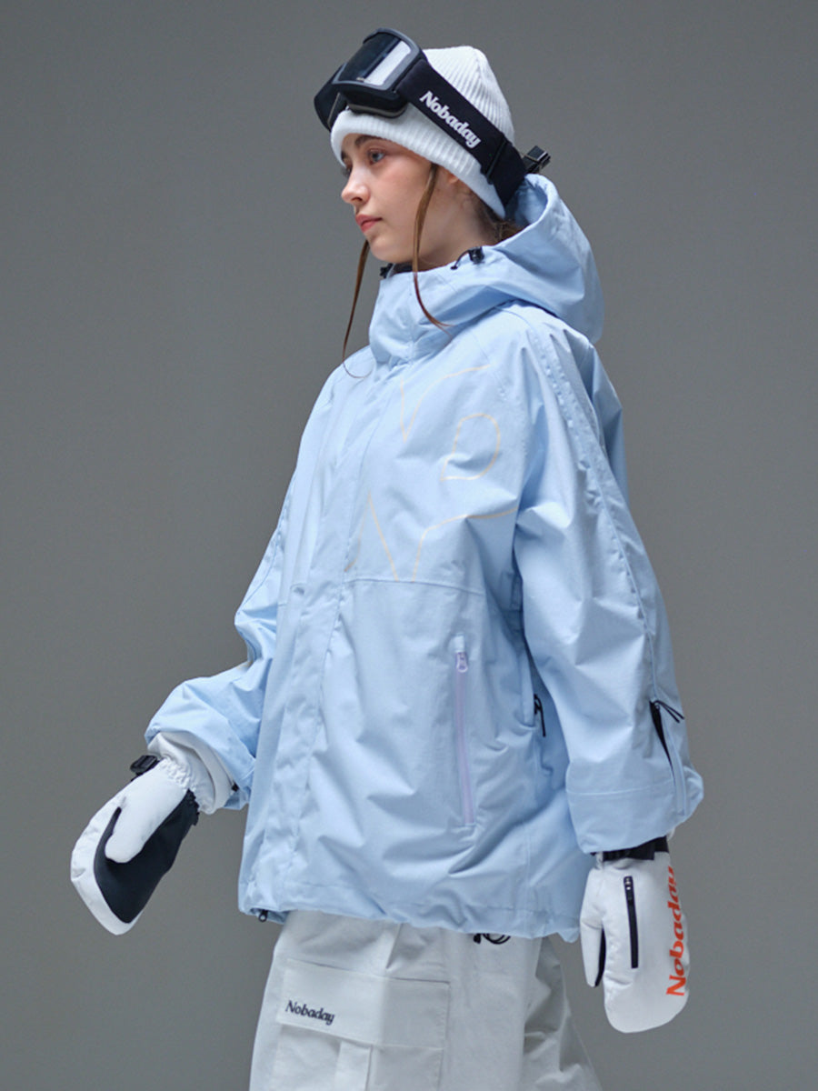 Women's Pure Free Active Snow Jacket Ice Blue