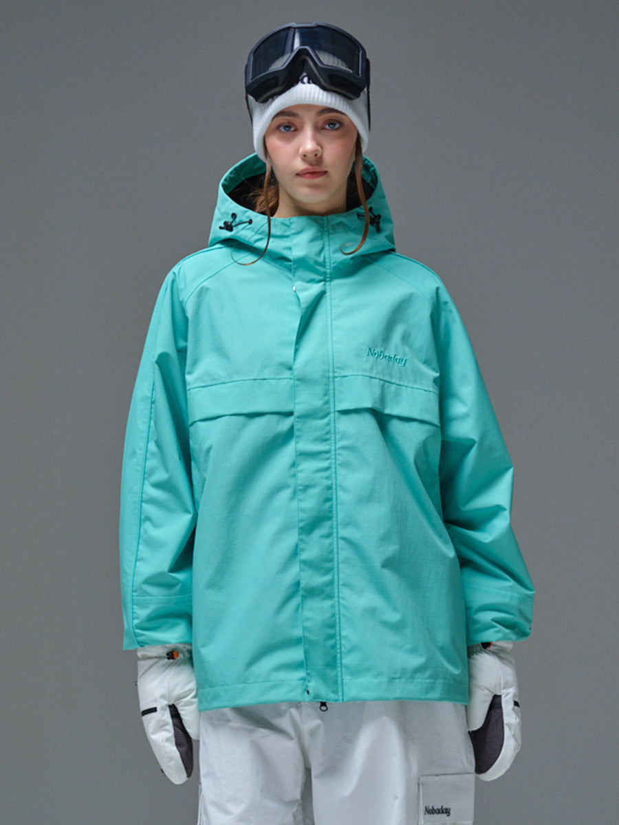 Women's Pure Free Active Snow Jacket Ice Blue