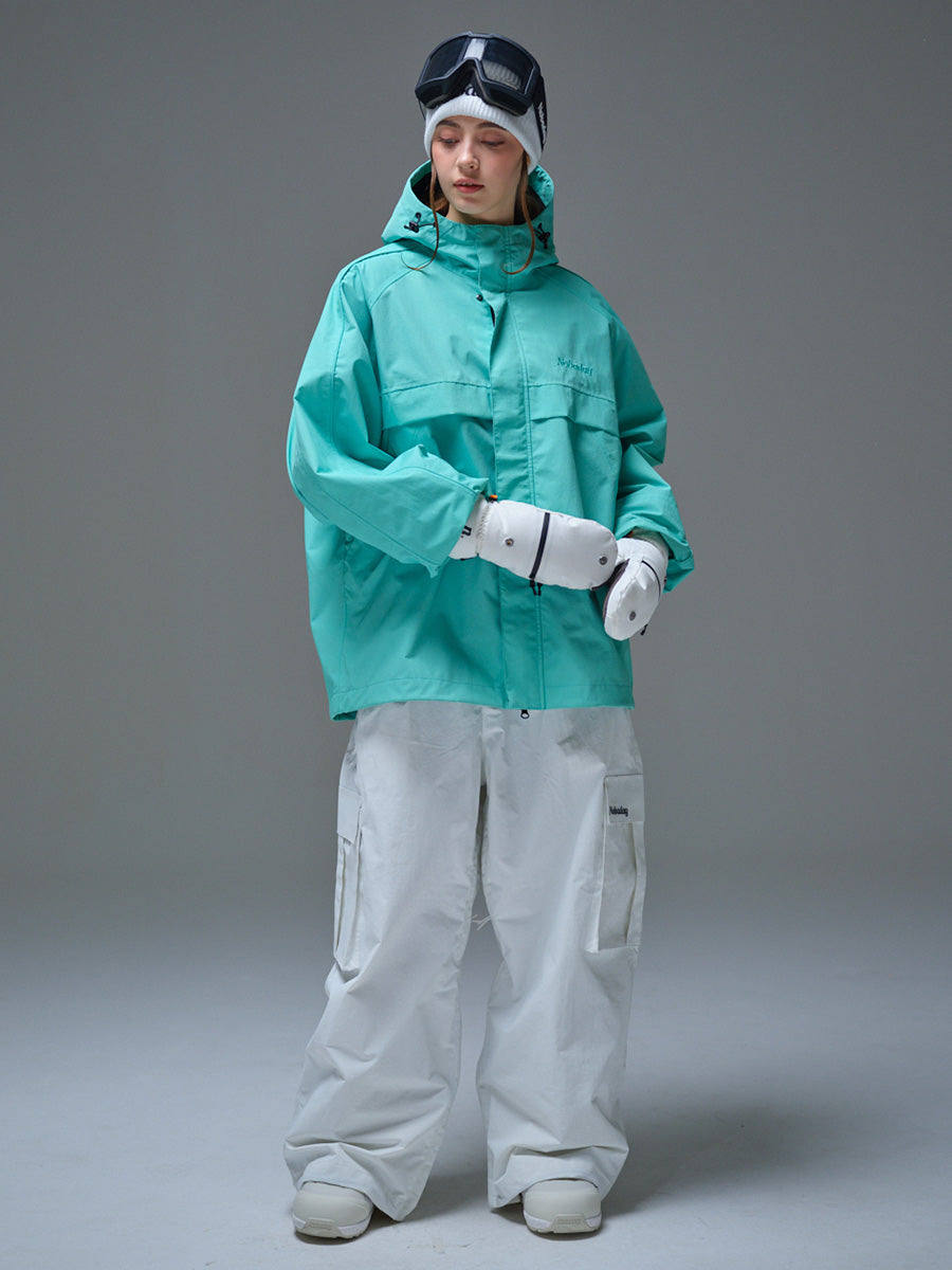 Women's Pure Free Active Snow Jacket Ice Blue