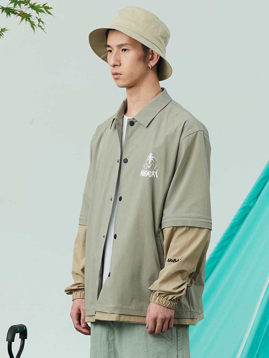 Strong Detachable Sleeve Outdoor Jacket