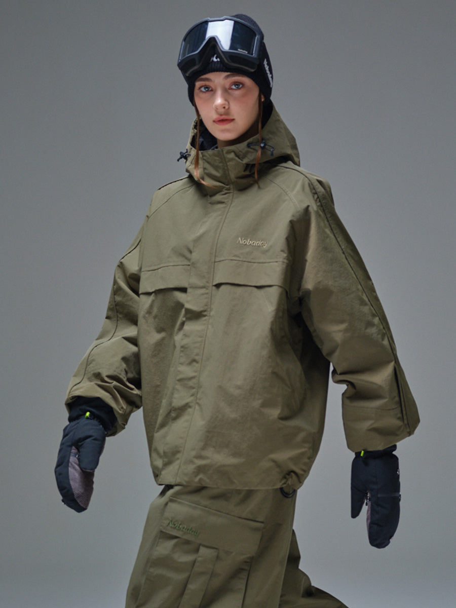 Women's Pure Free Cargo Snow Jacket Green