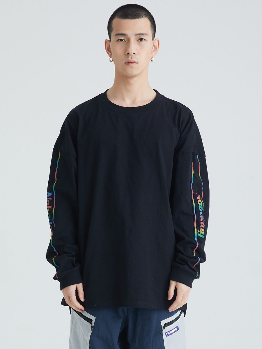 Nobaday COLOR LOGO LONG SLEEVE T-shirt