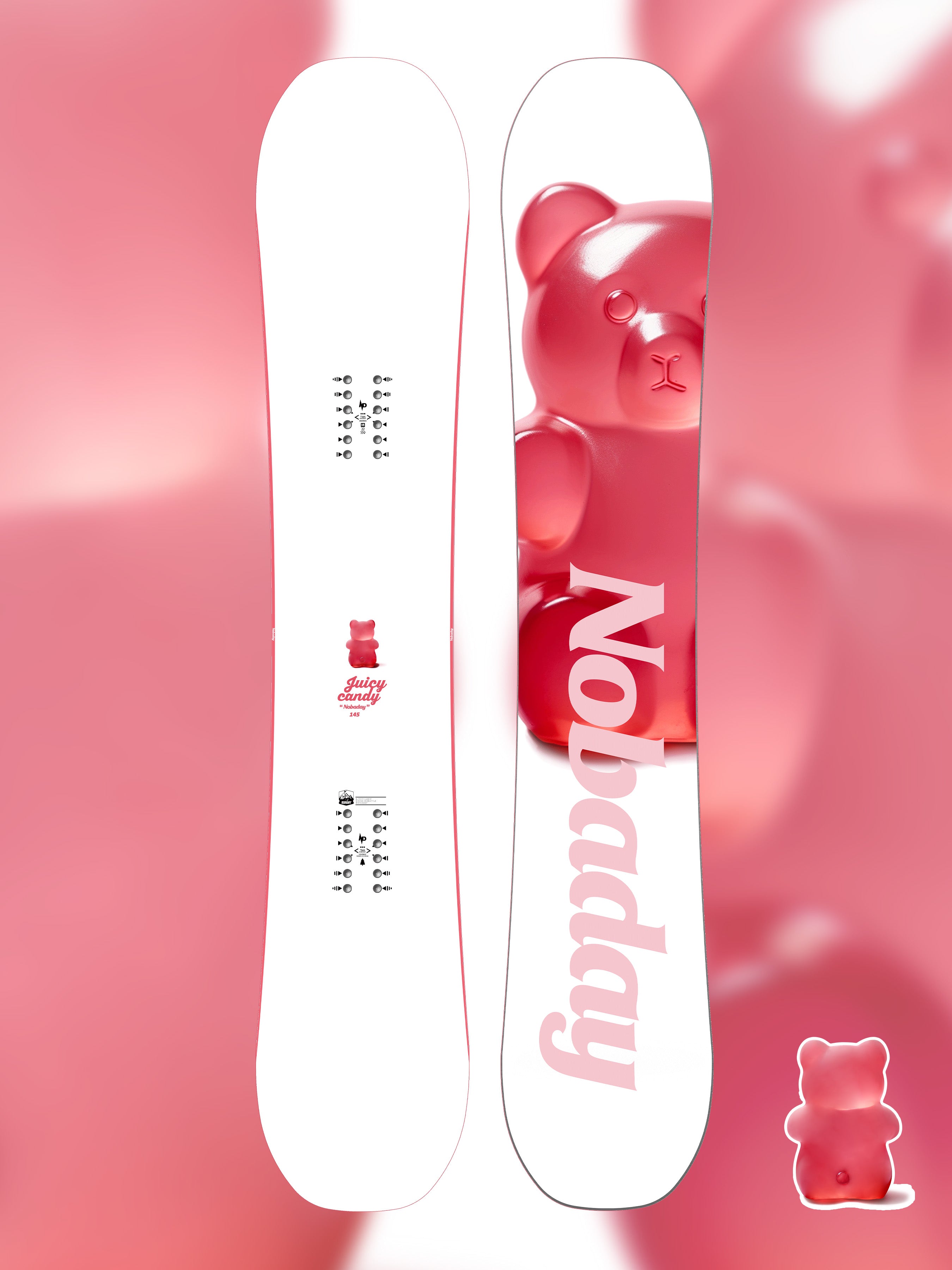 Nobaday Gummy Bear Snowboard