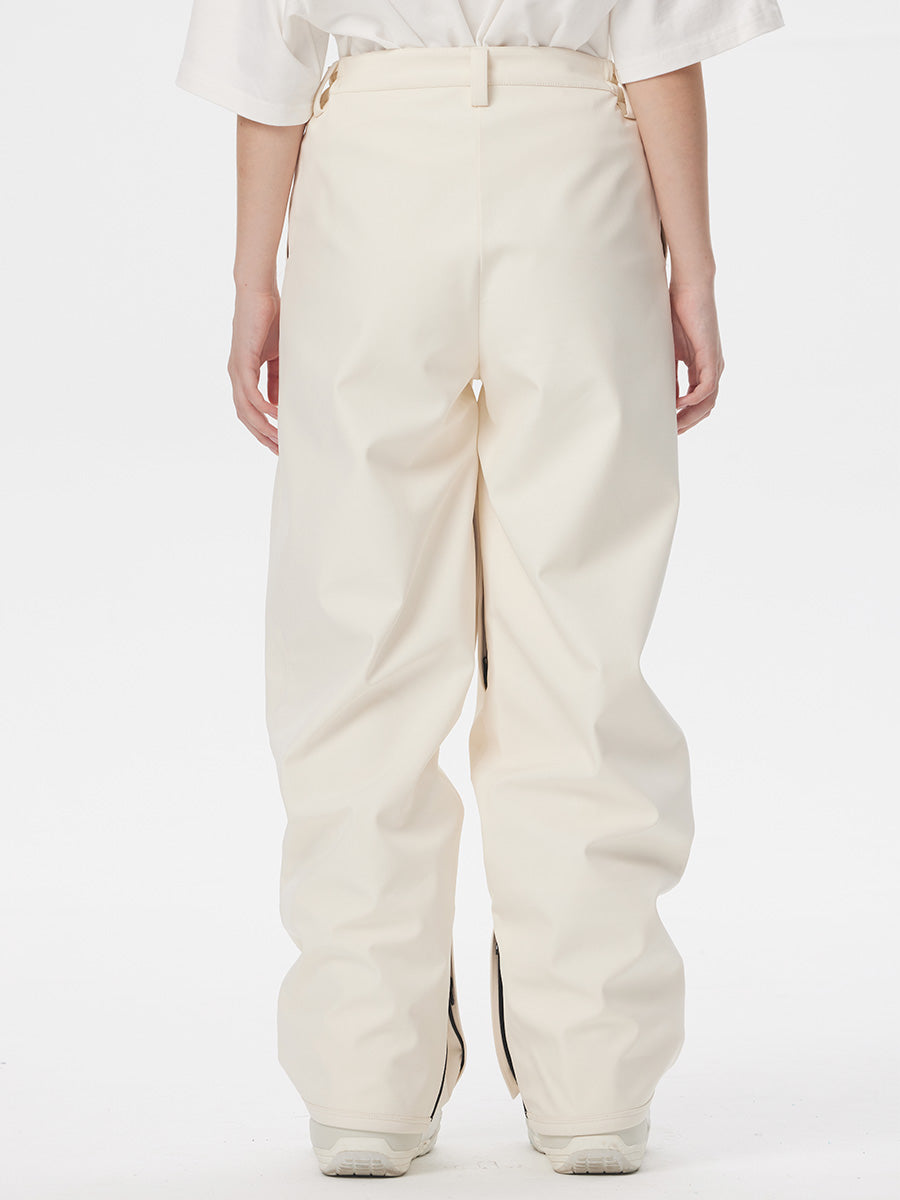 Women's juicy Candy Wide Leg Snow Pants White