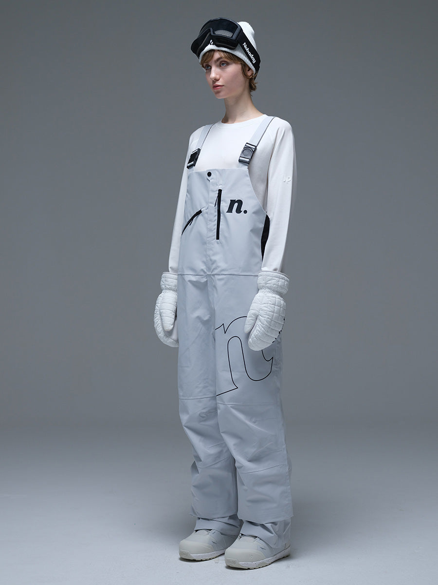 ArcticStorm 3L Snow Bib Pants Gray