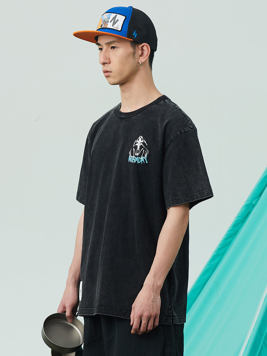 Skeleton Graphic Short Sleeve T-Shirt