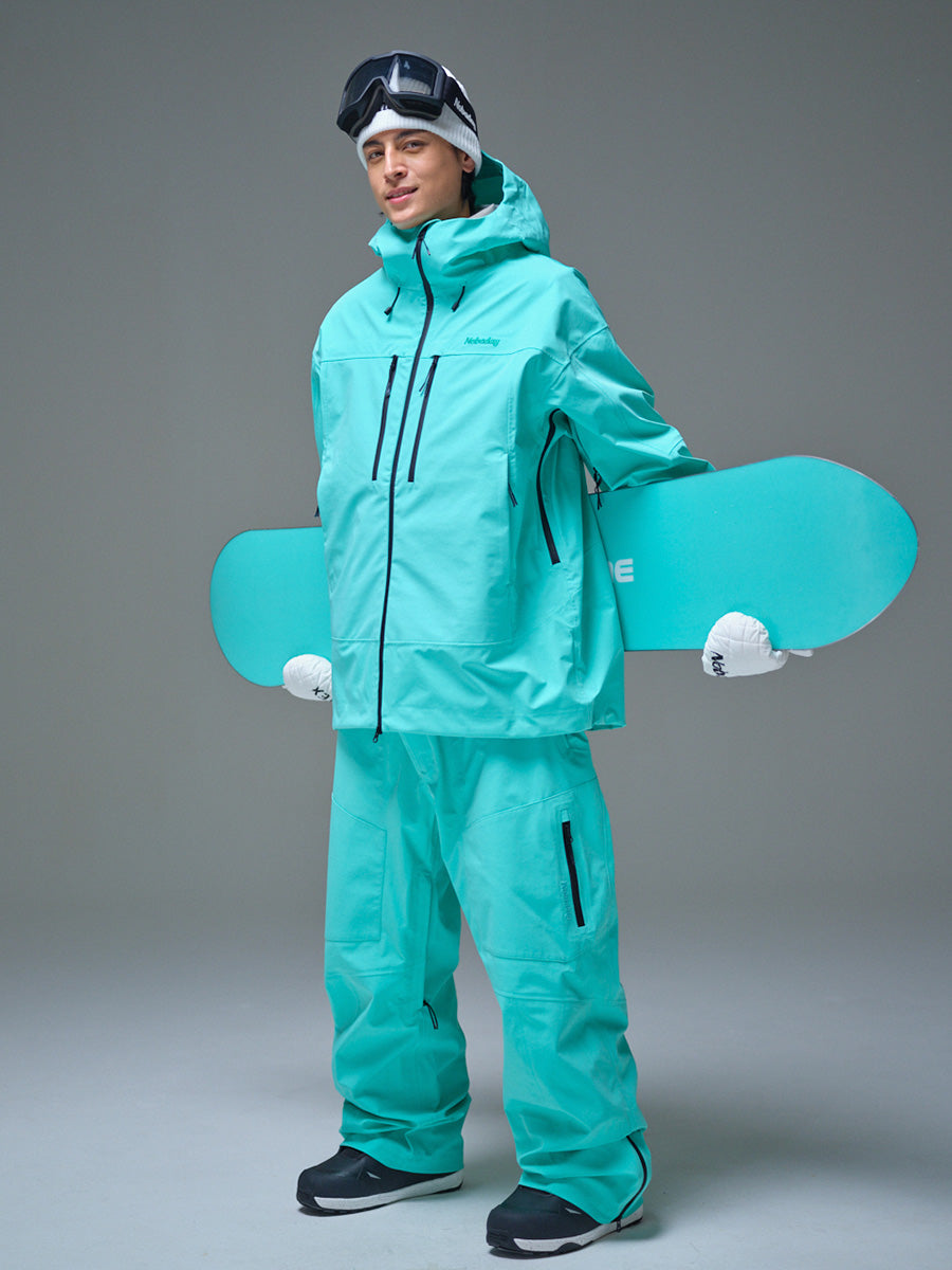 Men's Pure Free Apex 3L Snow Jacket Blue