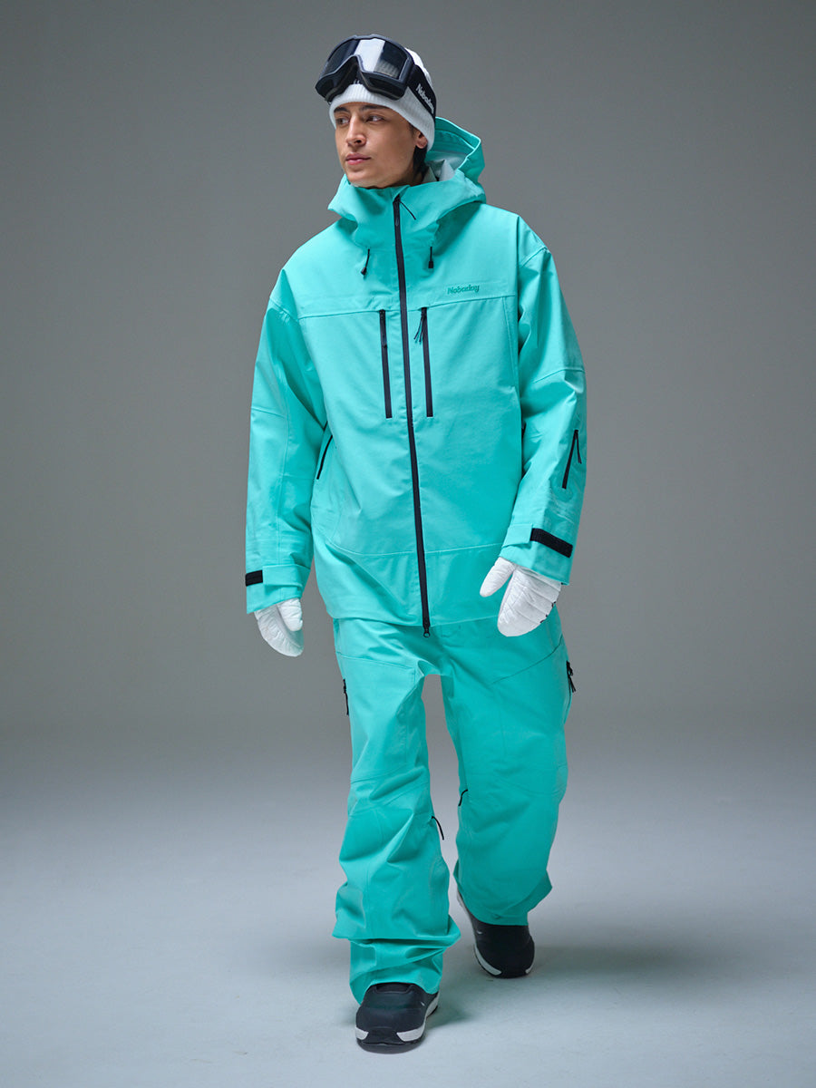 Men's Pure Free Apex 3L Snow Jacket White