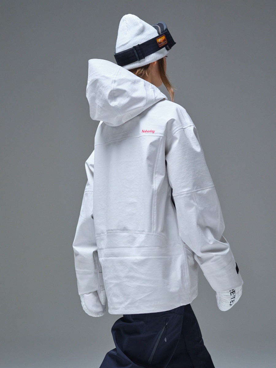 Women's Pure Free Apex 3L Snow Jacket White