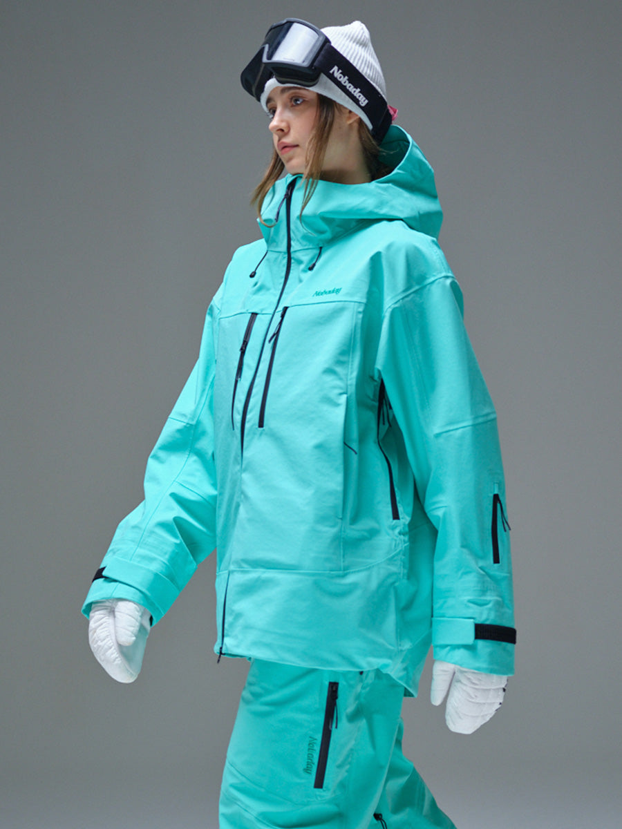 Women's Pure Free Apex 3L Snow Jacket White