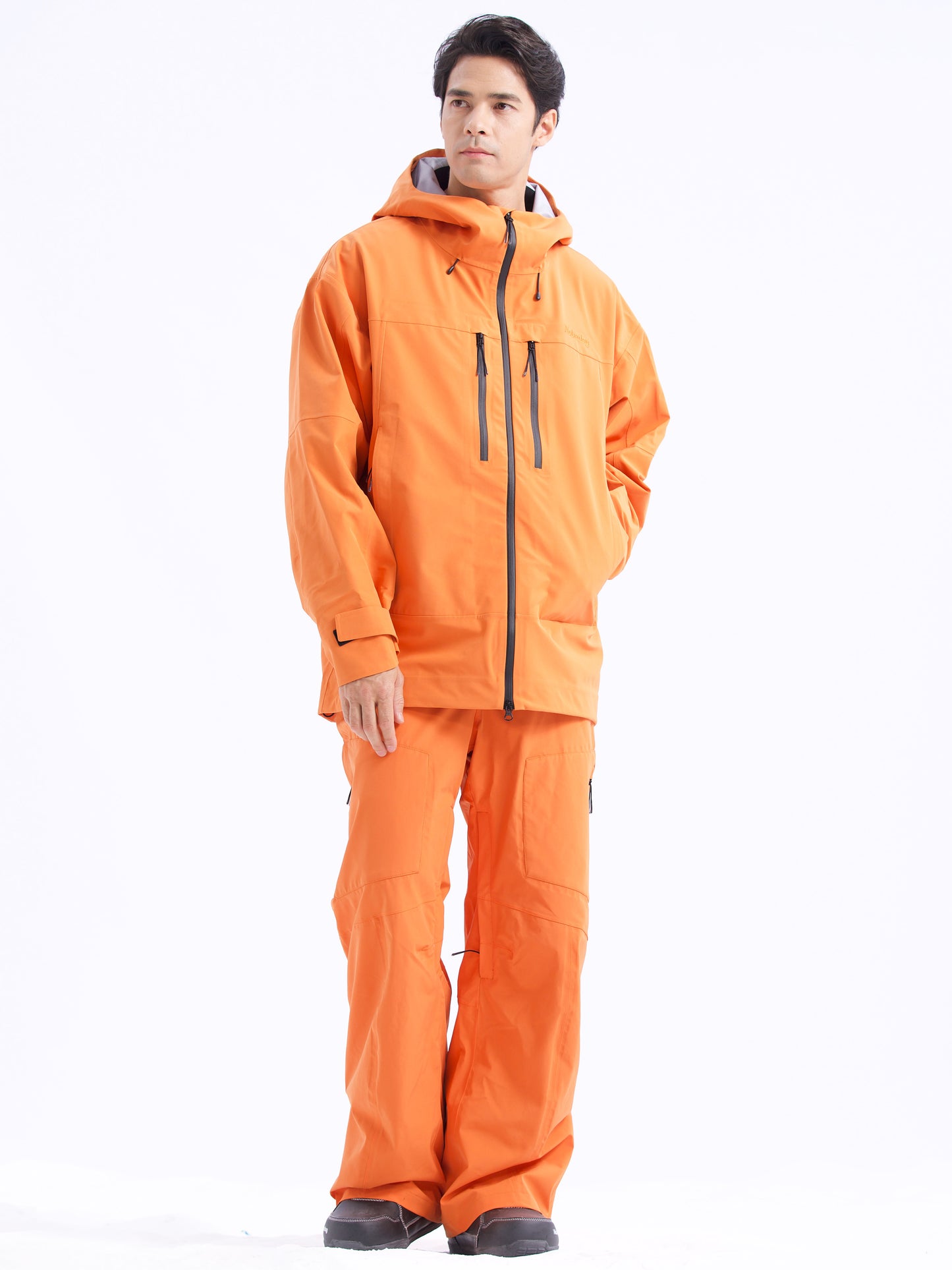 Men’s Pure Sky Wide Leg Snow Pants Orange