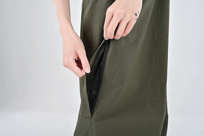 Outer Thigh Ventilation Zippers