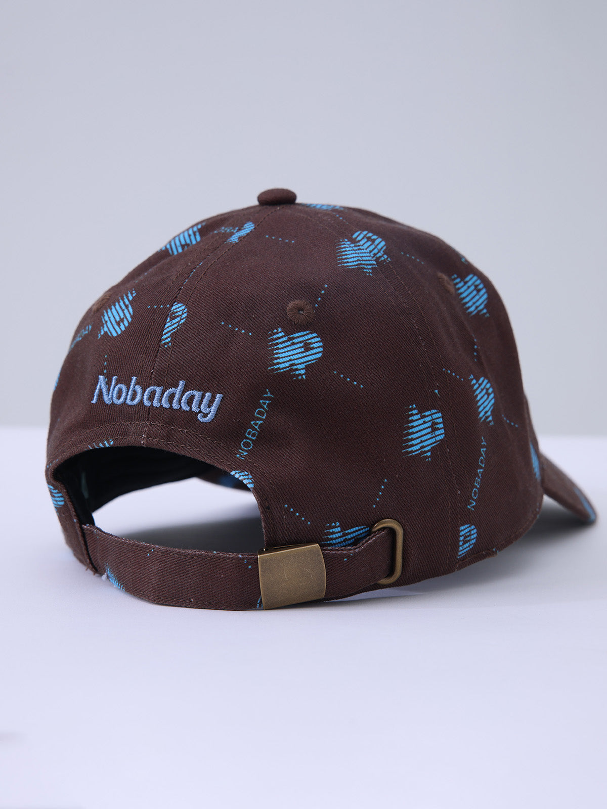 Monogram Print Cotton Baseball Cap