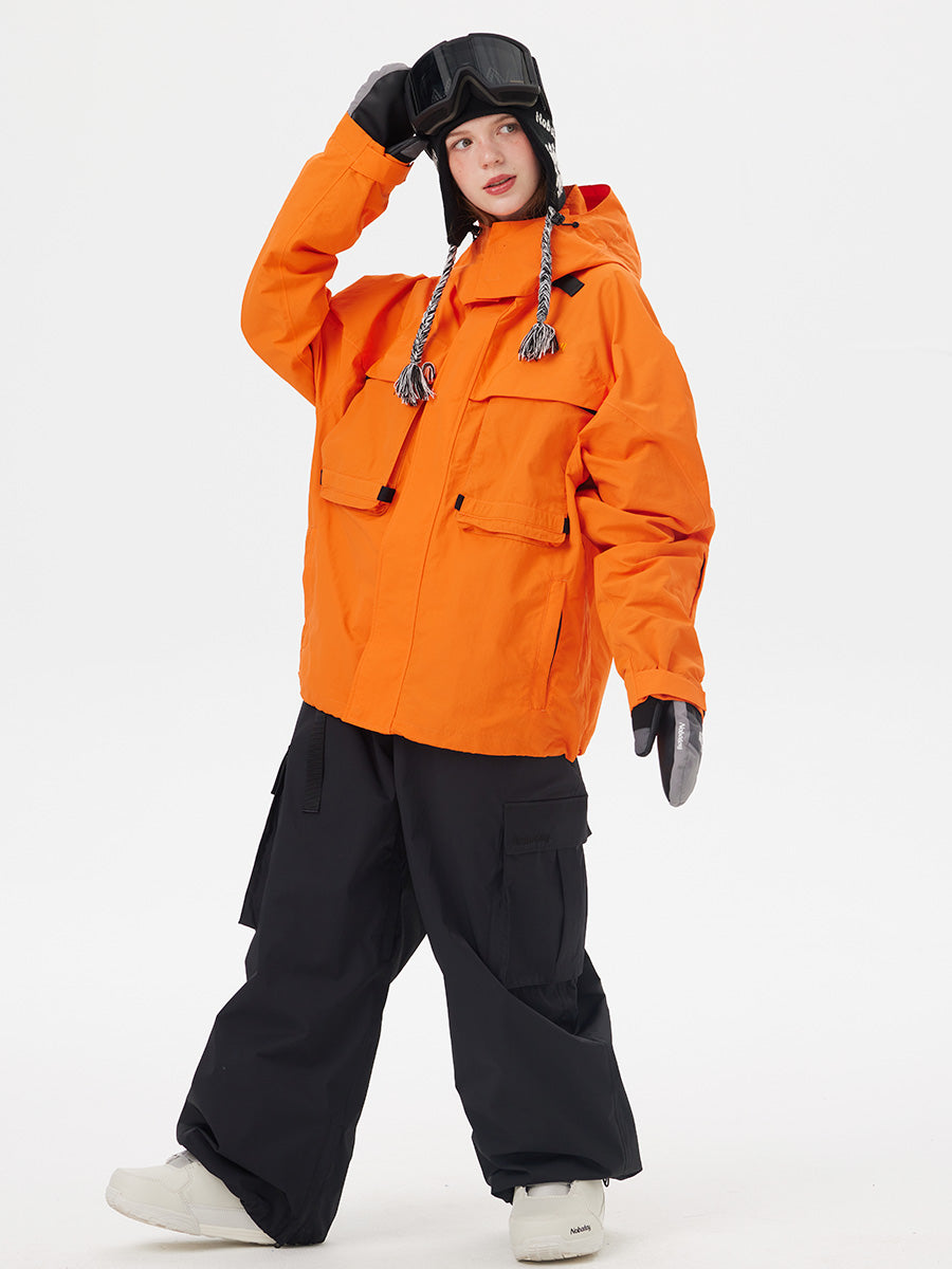 Women's Pure Free Freestyle Snow Jacket Orange