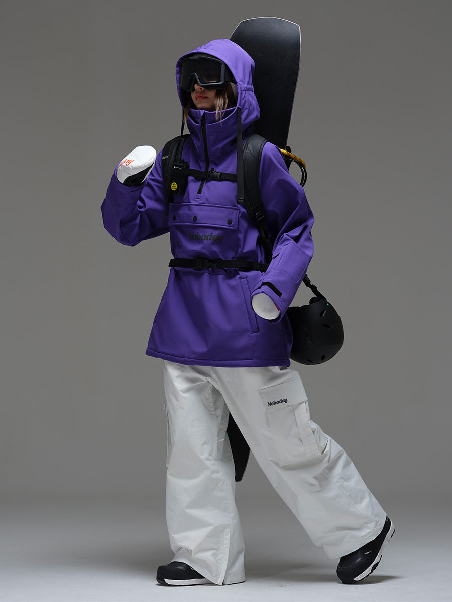 Women's Pure Free Waterproof Fleece Hoodie Purple