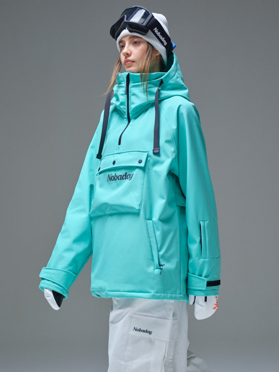 Women's Pure Free Waterproof Fleece Hoodie Blue