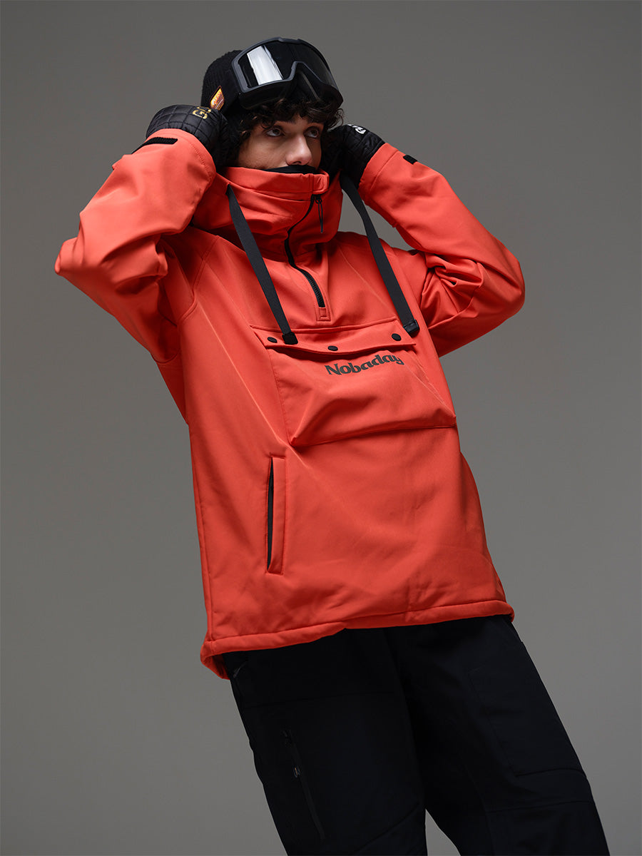 Men's Pure Free Waterproof Fleece Hoodie Deep Blue