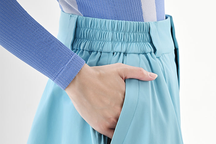 Zippered Slant Pockets