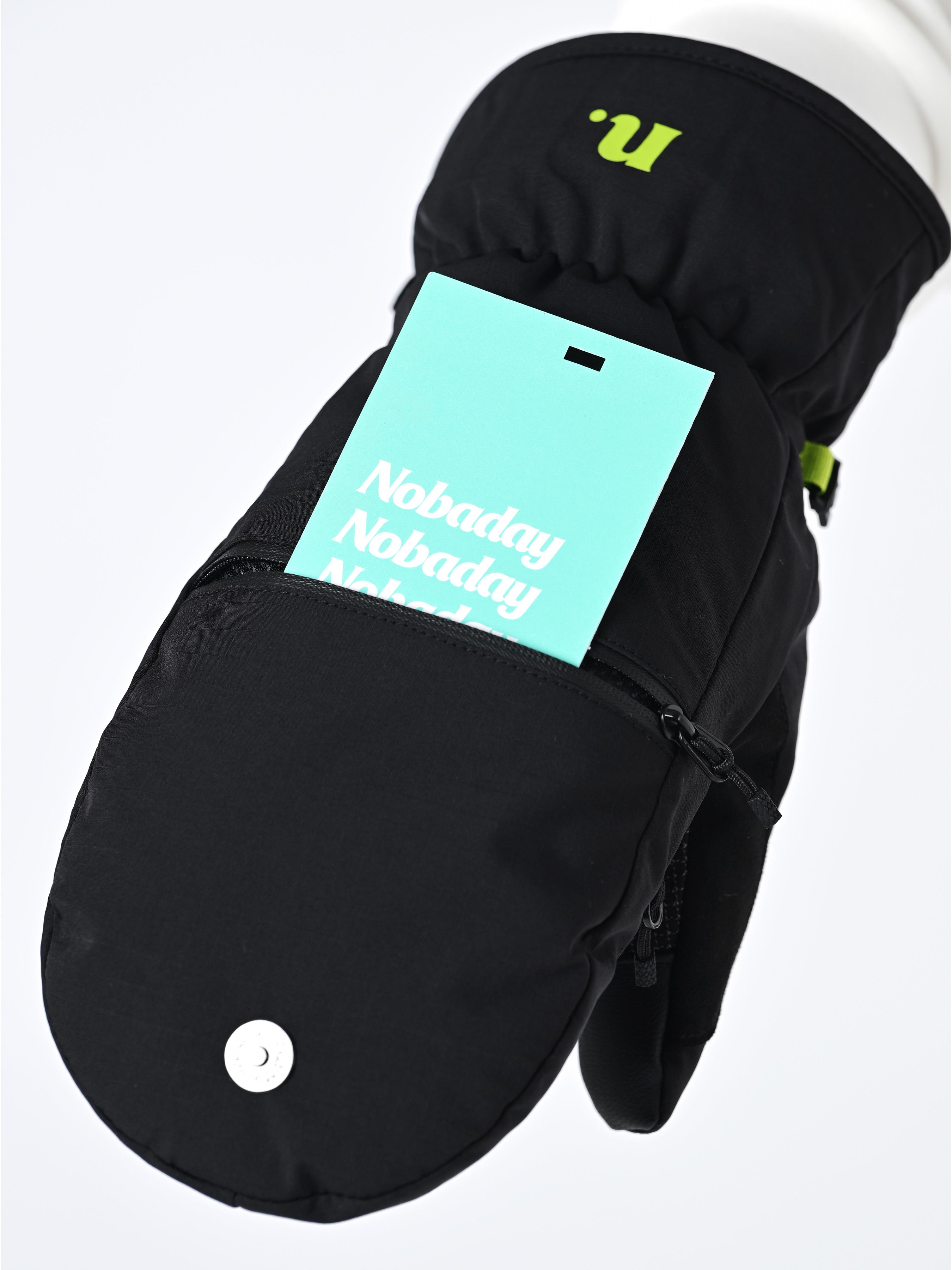 Men's High-Five Mittens White