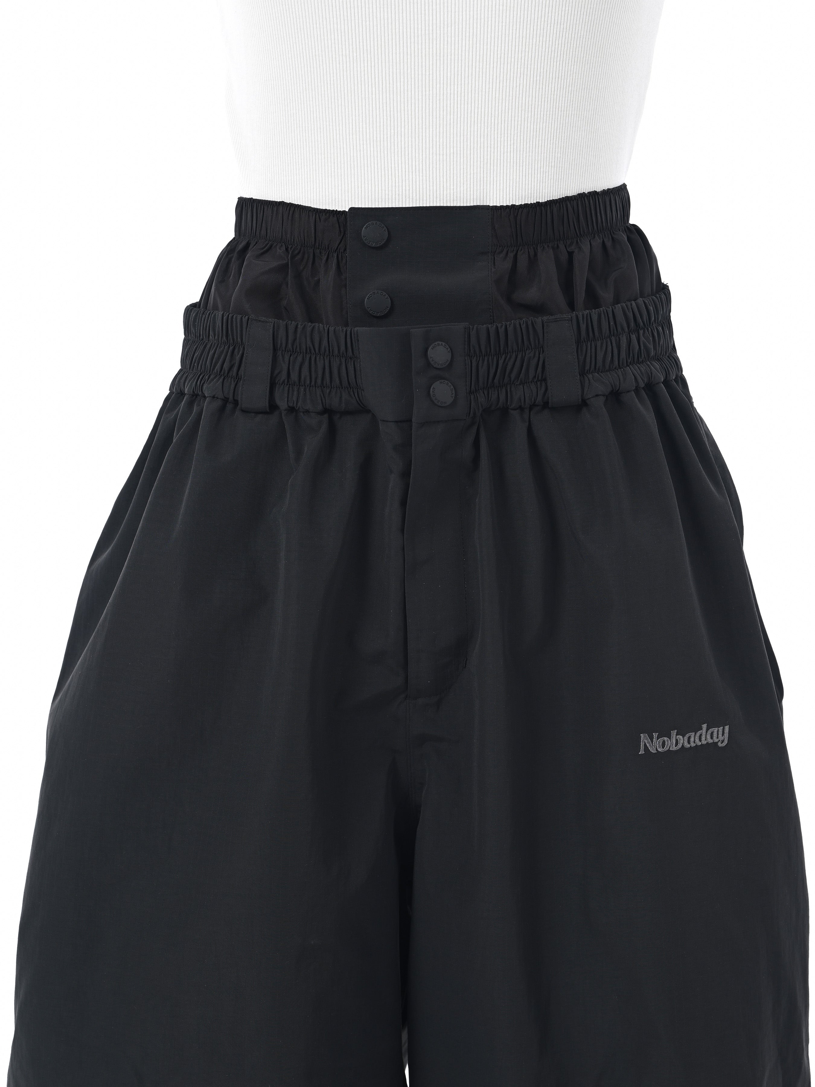 Nobaday Pure Free Baggy Snow Pants White