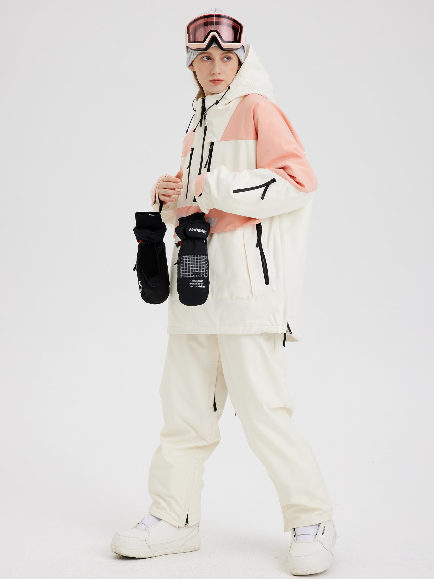 Women’s Pink Insulated Snow Jacket