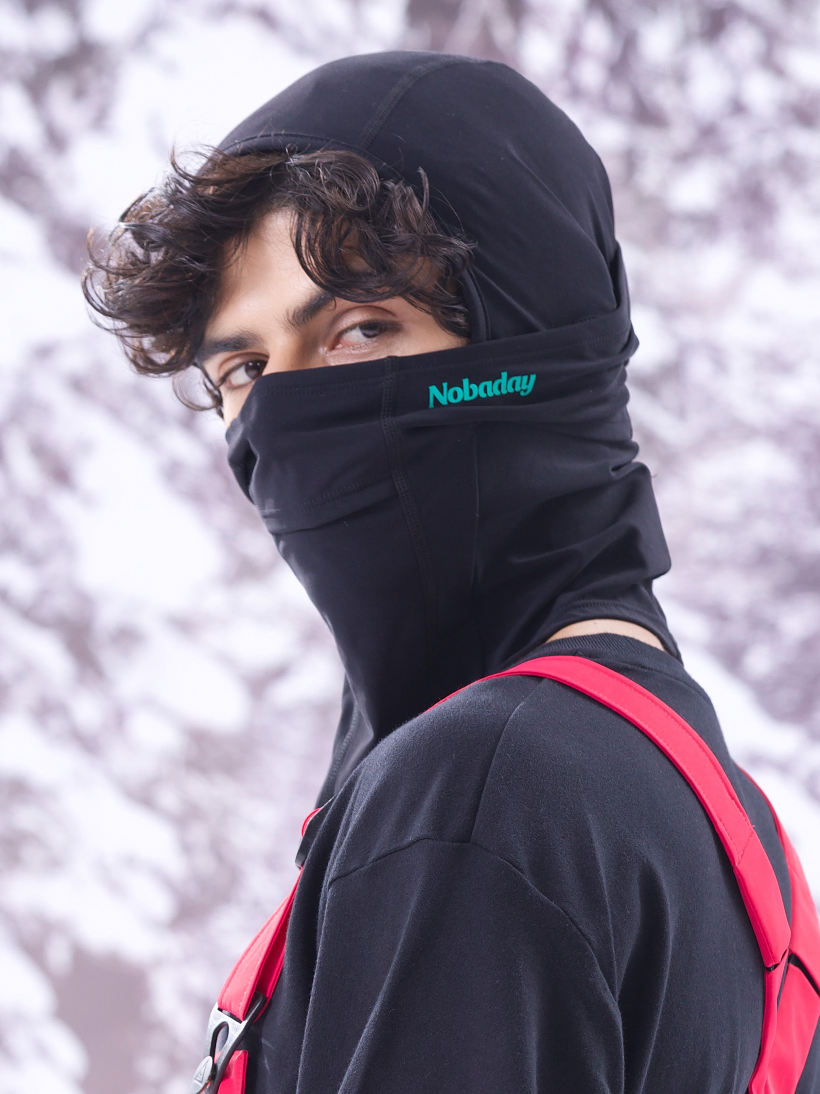 Men's Black Face Mask