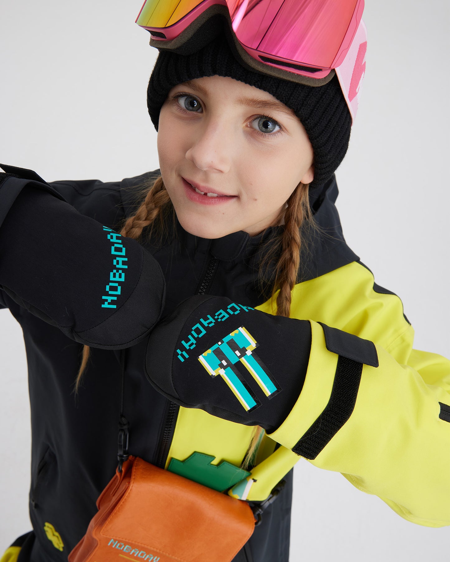GROM Youth Ski & Snowboard Mittens Black