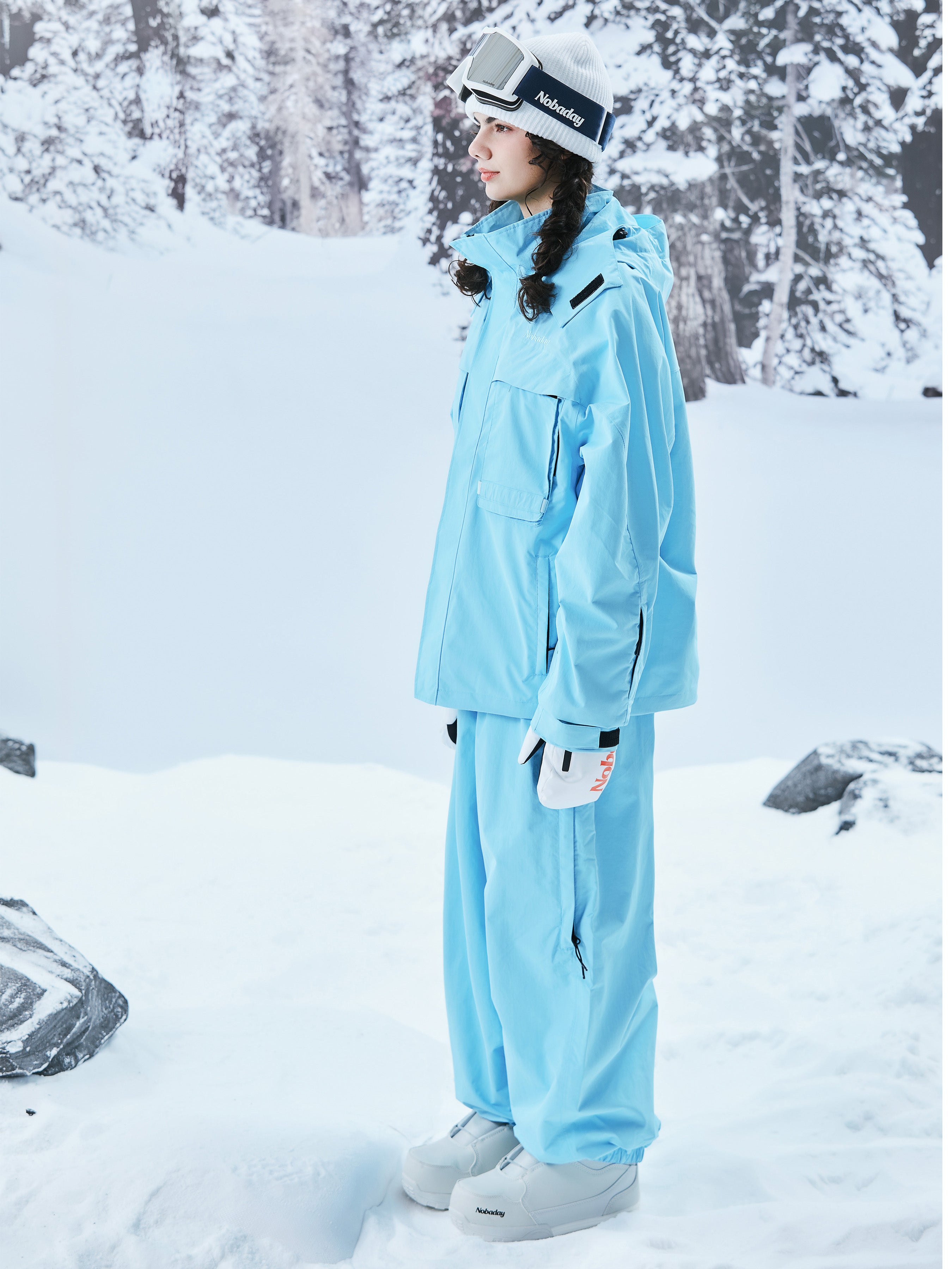 Pure Free Freestyle Snow Jacket-Blue