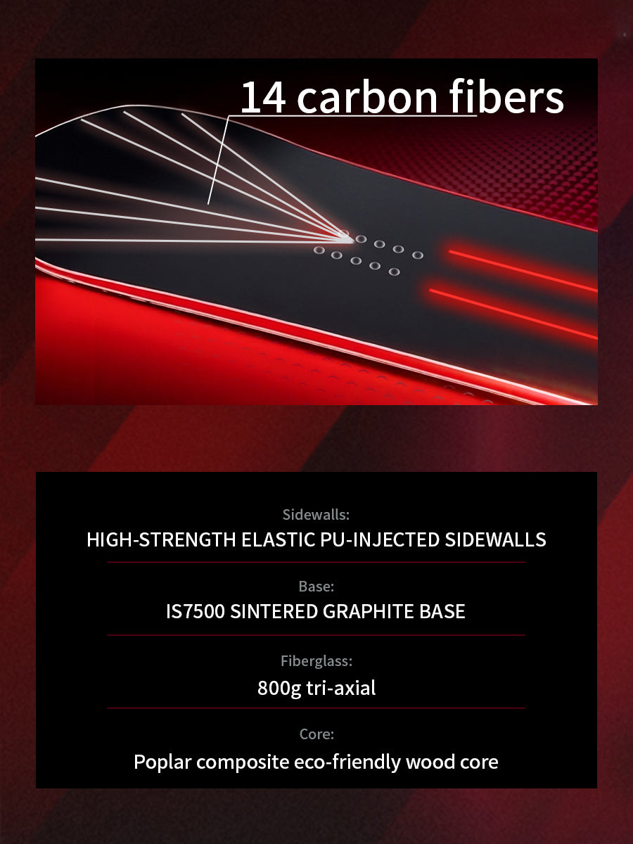 NBD Black Board Pro Camber Snowboard