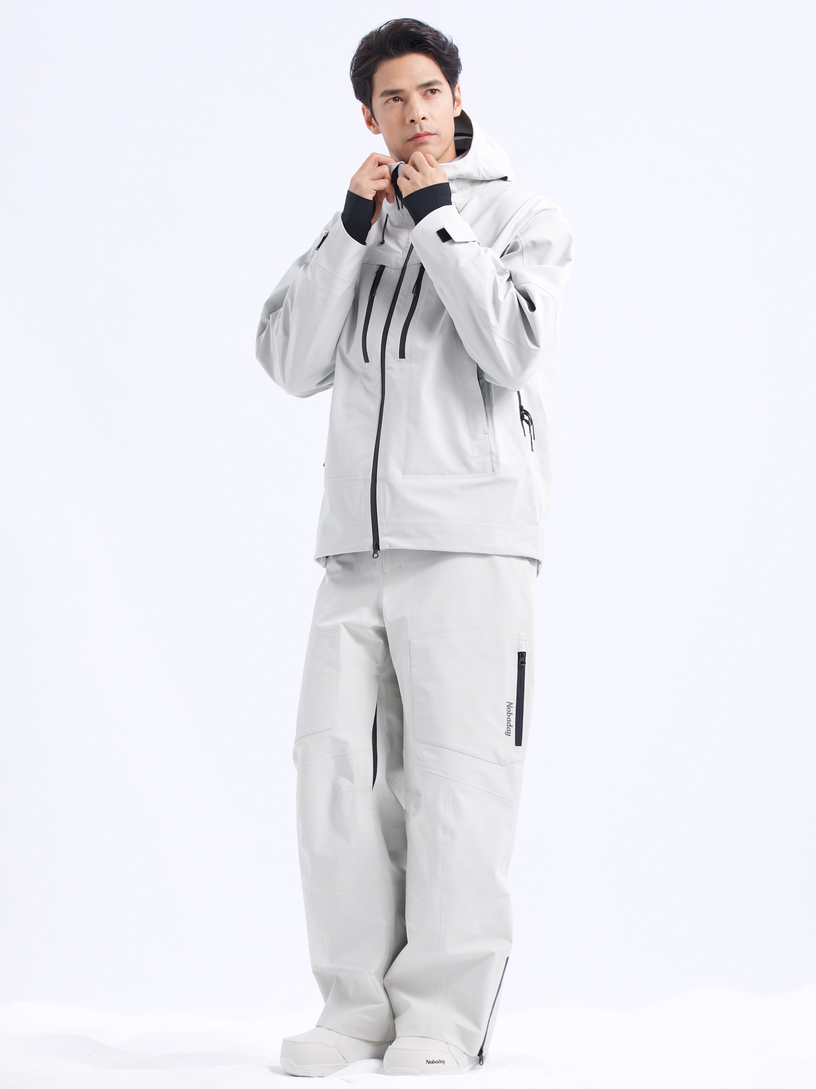 Men's Pure Free Zip-up 3L Snow Jacket