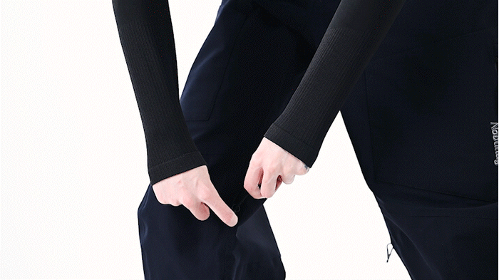 Inner Thigh Vent Zippers