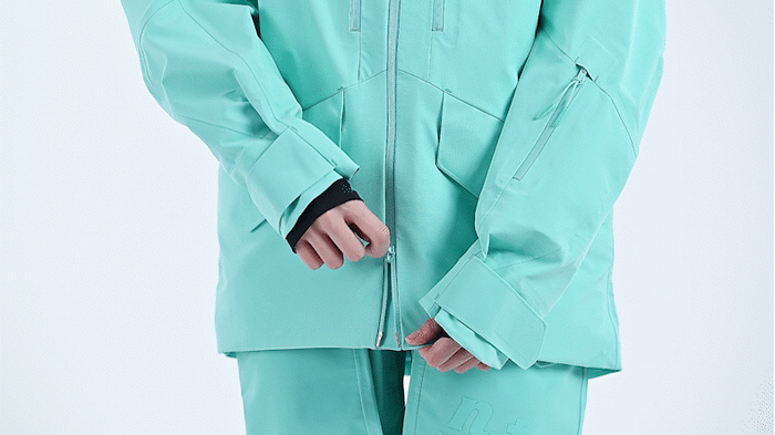 Two-Way Center Front Zipper