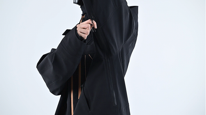 Underarm Ventilation Zippers