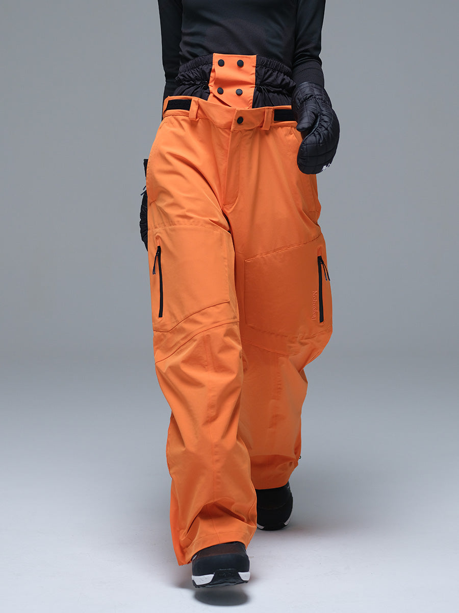 Women’s Pure Sky Wide Leg Snow Pants Orange