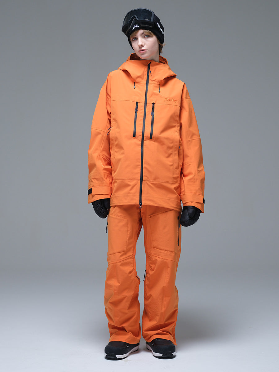 Women’s Pure Sky Wide Leg Snow Pants Orange