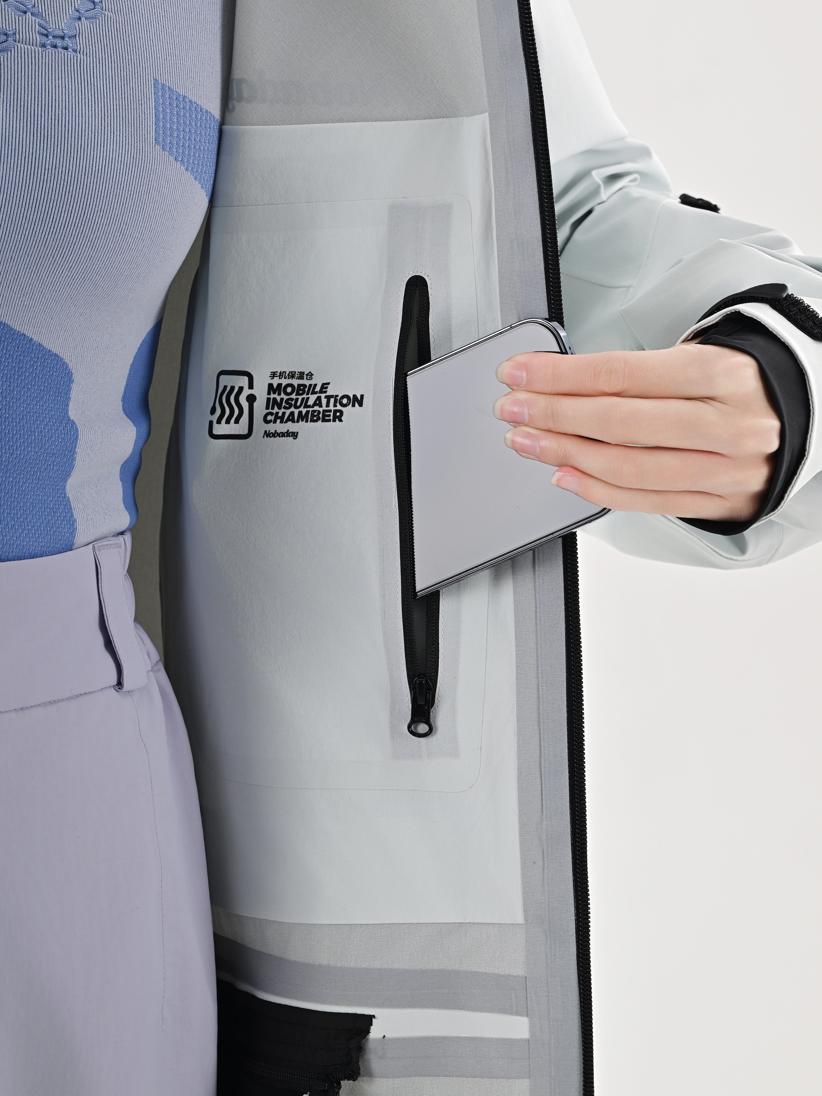 Women's SnowShield Pro 3L Snow Jacket Ice Blue