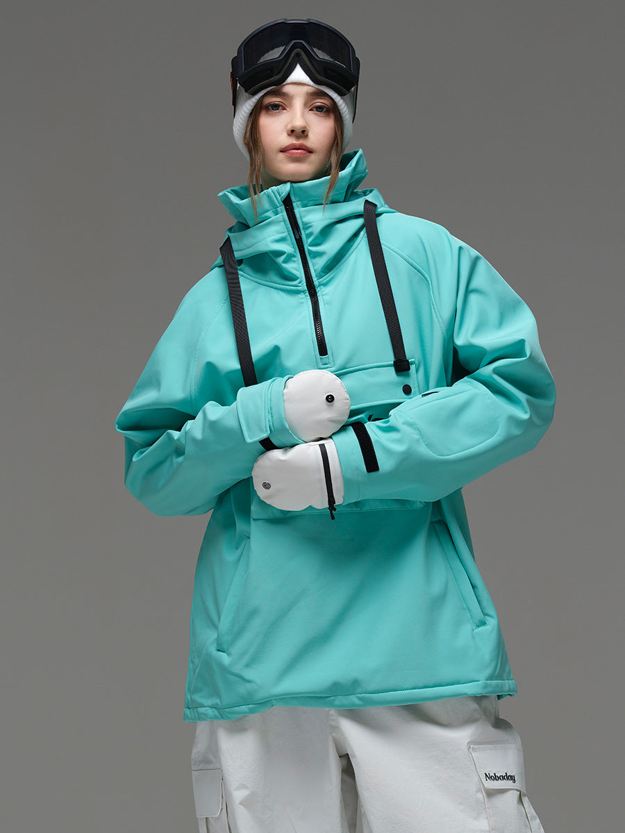 Women's Pure Free Waterproof Fleece Hoodie Green